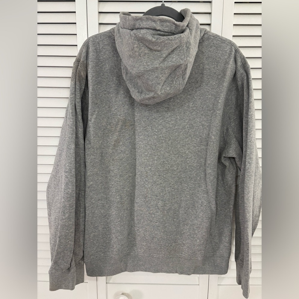 Nike Gray Hoodie with Red Print Size L - Picture 2 of 10